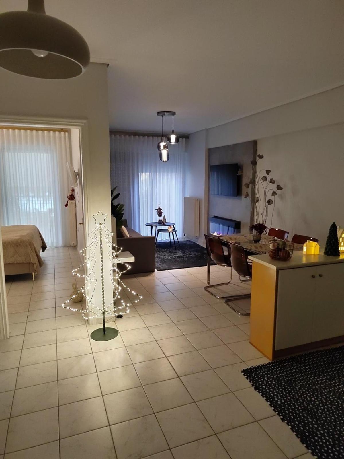 The Cozy Seaside Apartment Nafpaktos Bagian luar foto